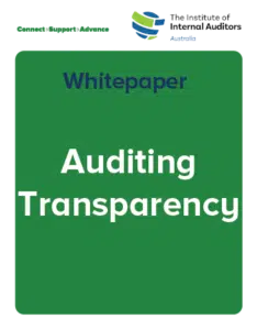 IIA-Australia白皮书——审计的透明度