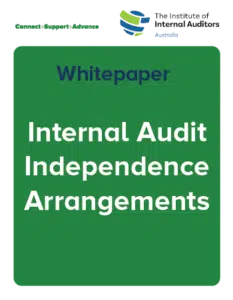 WP -内部审计独立性的安排
